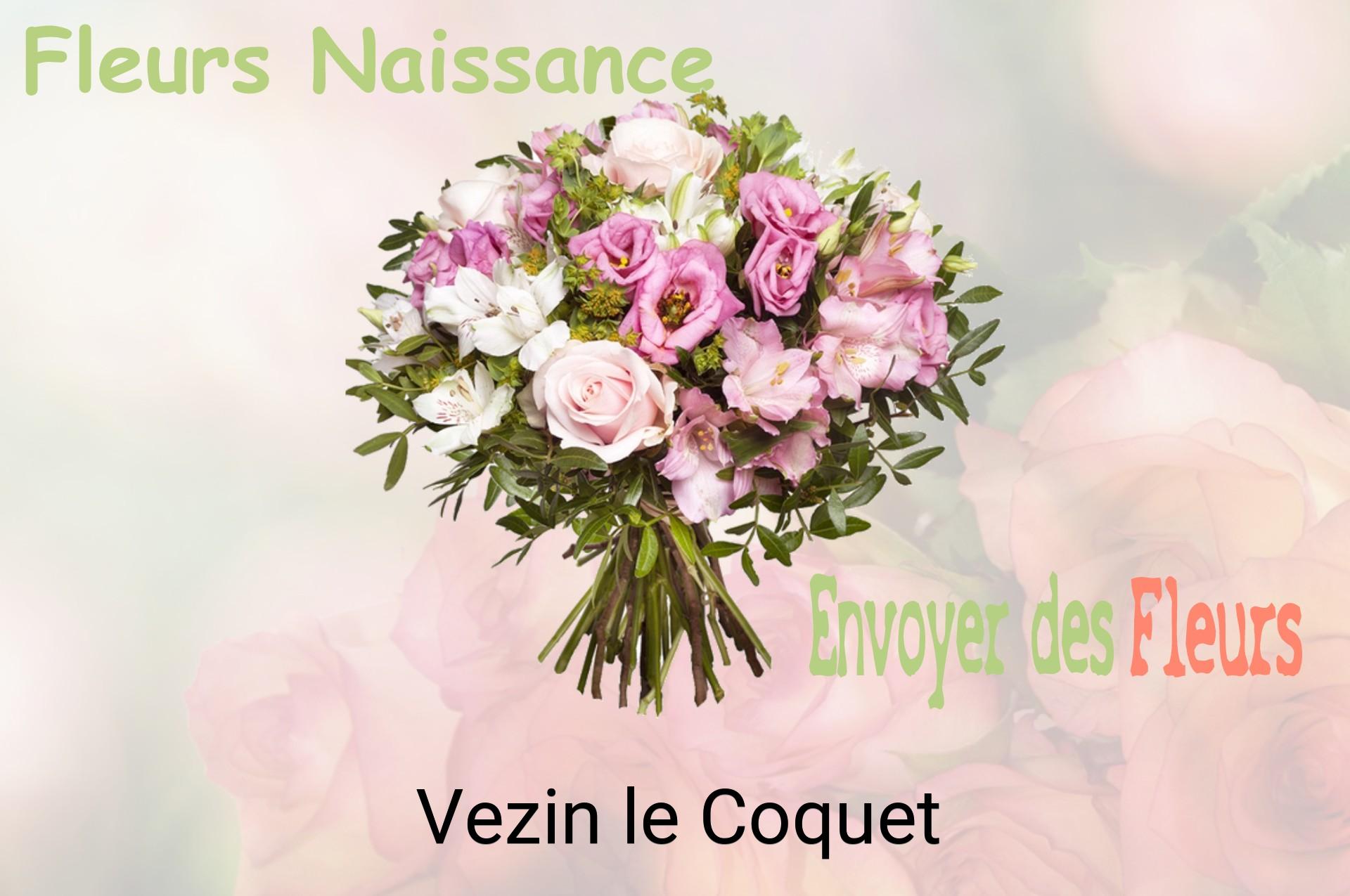 Bouquet de fleurs de naissance livré à Vezin-le-Coquet