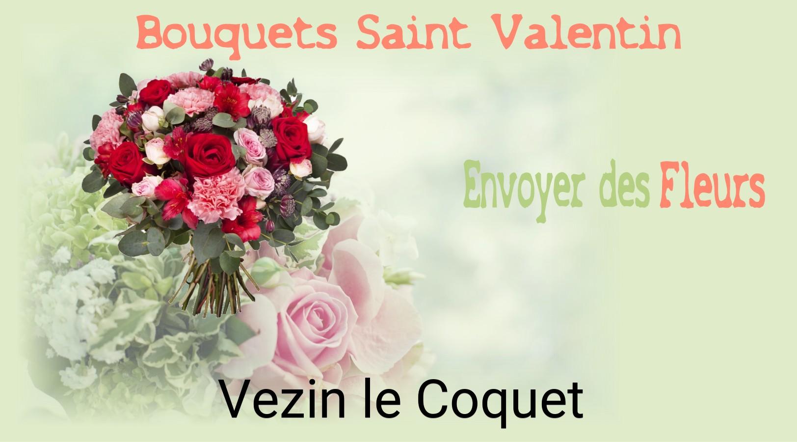 Roses de Saint-Valentin livrées à Vezin-le-Coquet